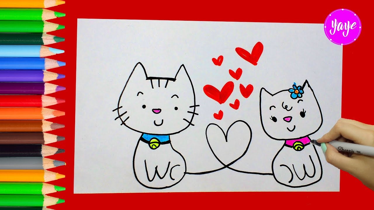 IDEAS PARA DIBUJAR TARJETAS DE SAN VALENTIN/How to draw cards for  Valentine's Day - thptnganamst.edu.vn