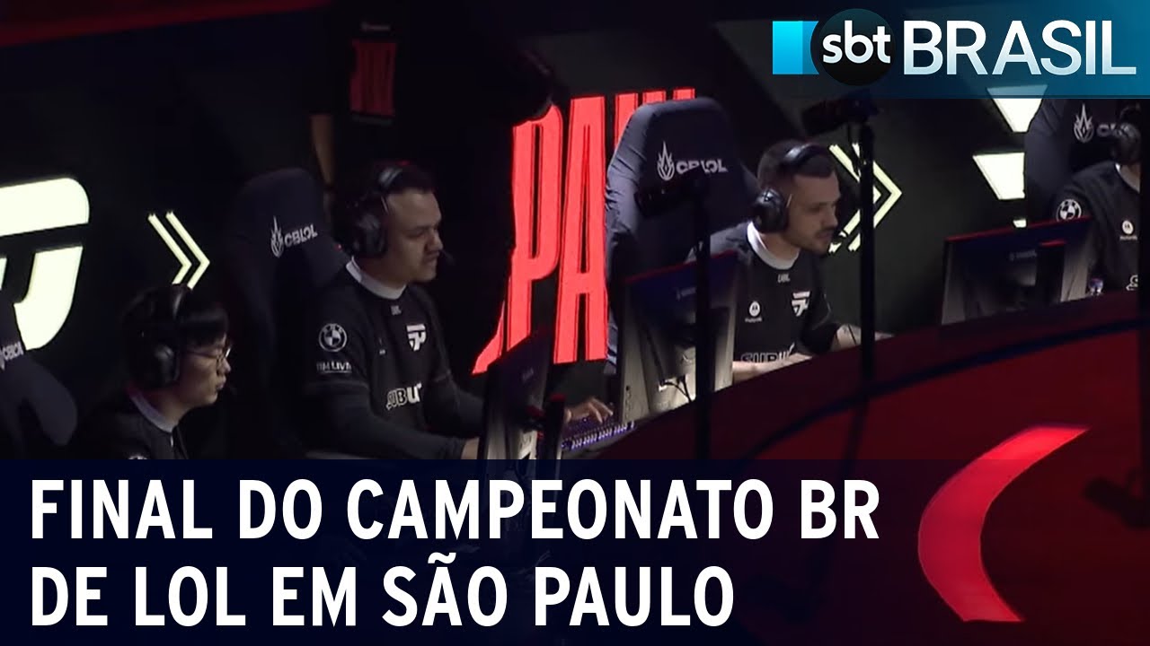 São Paulo foi palco da grande final de League of Legends | SBT Brasil (03/09/22)