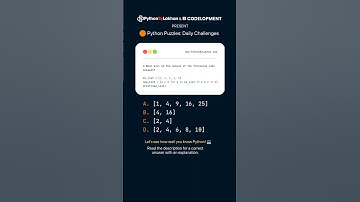 Python Quiz: Question No. 3 👨‍💻