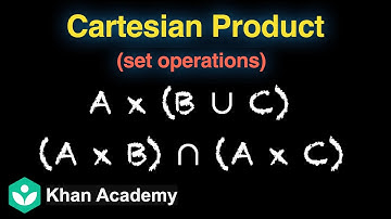 Cartesian product (Set operations) | Relations and Functions | Grade 11 | Math | Khan Academy