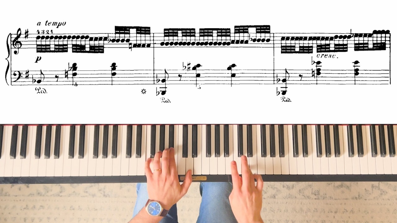 Burgmüller - Etude Op. 105 No. 6 "L'heure du soir"