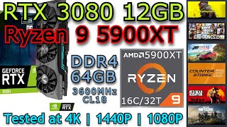 Rtx 3080 12gb  Ryzen 9 5900xt  Resizable Bar  On  6 Games Tested At 4k 1440p U0026 1080p 2025