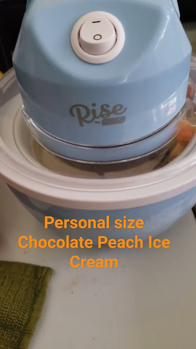 Rise By Dash Personal Electric Ice Cream Maker Machine, 1 Pint, Blue- NEW!