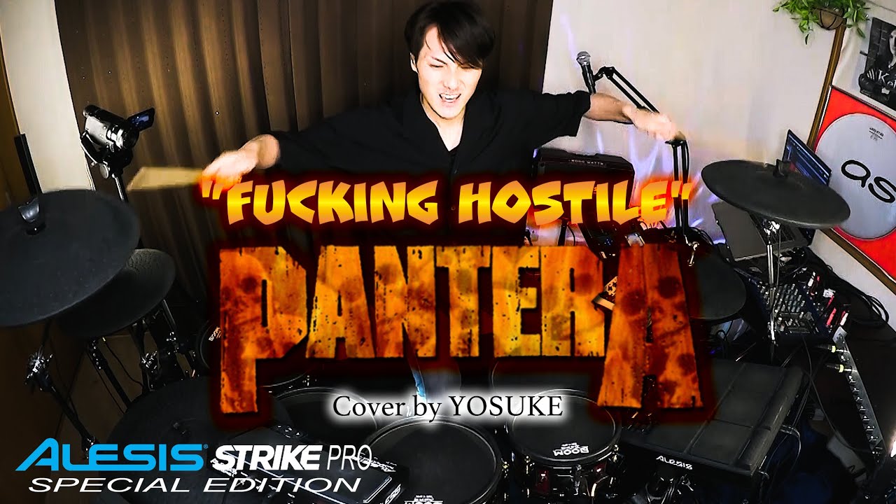 Pantera Fucking Hostile Drum Cover By Yosuke Youtube