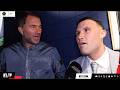 '**** OFF ....!!!' - GYMSKIN STICKS IT ON EDDIE HEARN AS PAIR HAVE IT OUT AT CHISORA v WILDER FIGHT