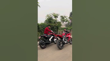 Karizma XMR 210 vs Pulsar RS200 exhaust sound #review #exhaust #shorts #ytshort #karizma