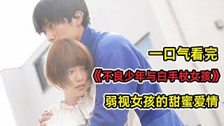 反差甜蜜愛！囂張不良甘願成為弱視少女的導盲犬！一口氣看完《不良少年與白手杖女孩》！