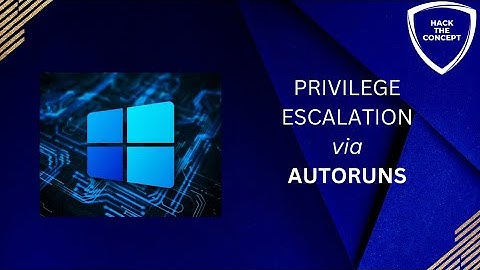 [HINDI] Windows Privilege Escalation via Autoruns | Try Hack Me - Windows PrivEsc | THM