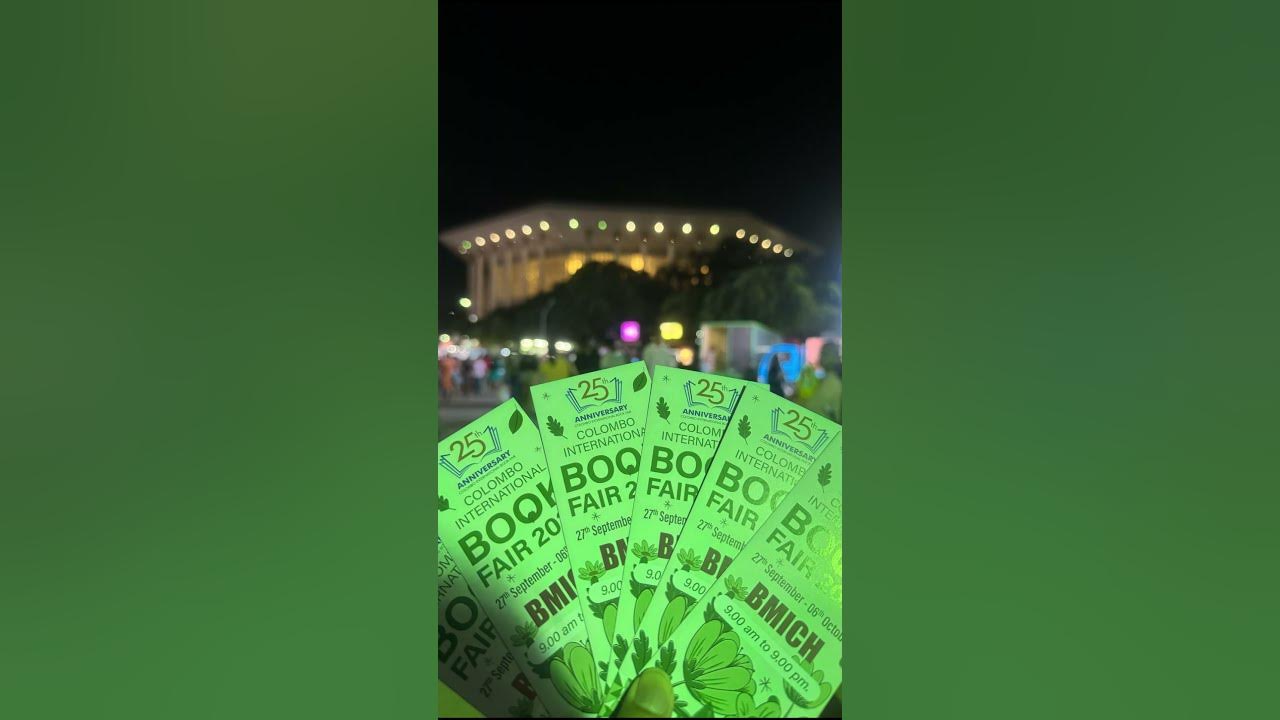 Colombo Book Fair 2024 BMICH YouTube
