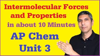 AP Chem - Unit 3 Review - Intermolecular Forces & Properties