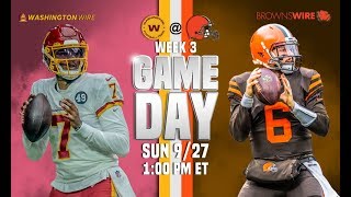 Live: Cleveland Browns vs Washington Football Team  Watch Party