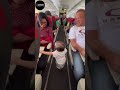 Positive vibes on board- Funny little kid is saying hi to everyone🤣🤣 | #positivevibes  #shorts