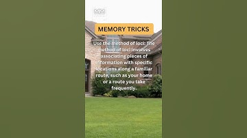 Memory Tricks to improve your memory, simple tricks to getting your mind to remember more. #memory 🧠