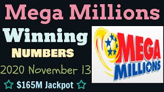 Mega Millions Winning Numbers Friday 13 November 2020. Mega Millions Drawing Tonight 11/13/2020