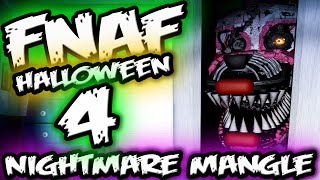 ♥ How to draw Nightmare mangle FNAF 4 Halloween edition 