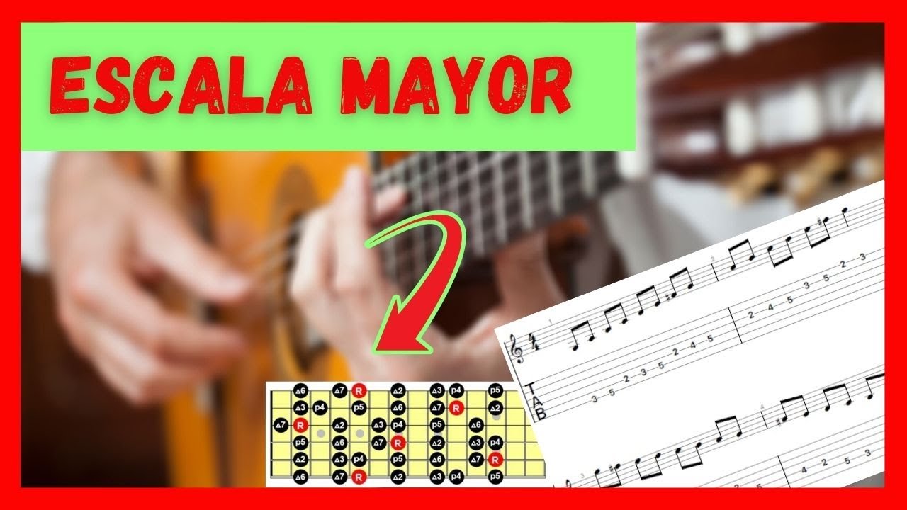 Domina la ESCALA MAYOR en la Guitarra Ejercicios con Intervalos (PDF GRATIS) YouTube