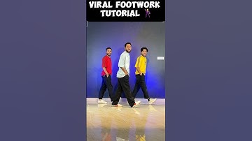 VIRAL FOOTWORK TUTORIAL 🕺 #footworkdance  #footworktutorial  #shuffledance #shuffle #ytshorts