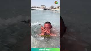 Ice Bath Challenge Level Expert He Caught A Fish