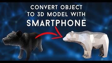 Convert objects into 3D model with your smartphone #PHOTOGRAMMETRY