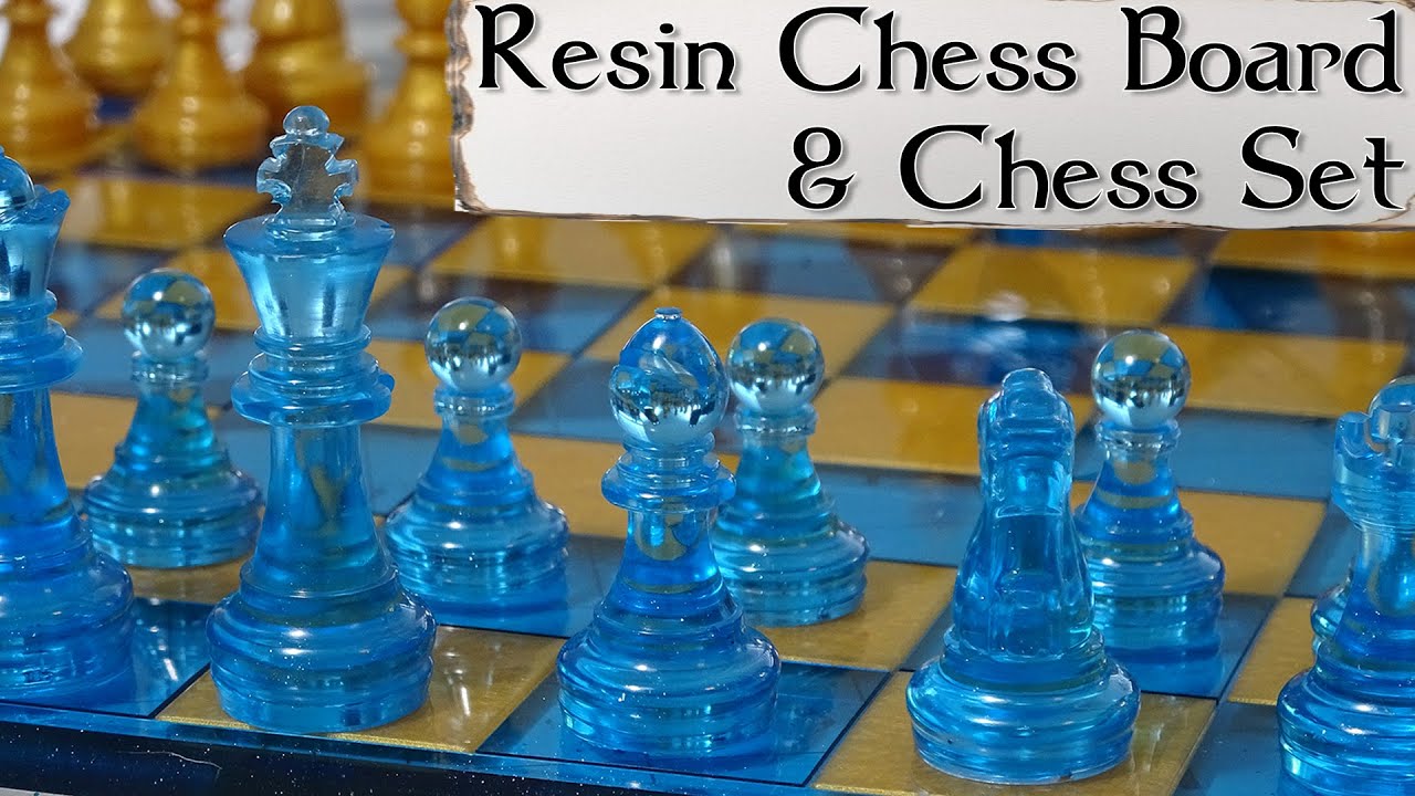 Chess Mold for Resin Silicone Chess Resin Mold Chess Crystal Epoxy Casting