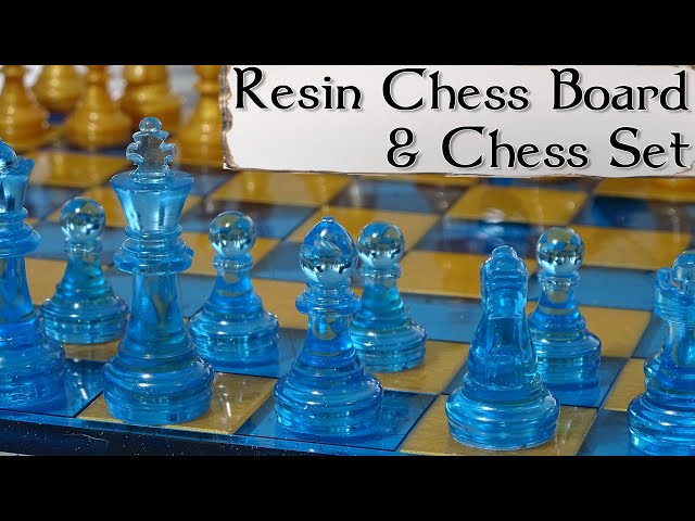 Making A Resin Chess Board & Chess Set 