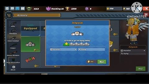 Spending 150 GCUBES to get the JetPack in build and shoot!!