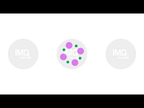 Large and small spots rotation loading animation