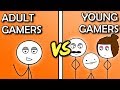 Young Gamers VS Adult Gamers