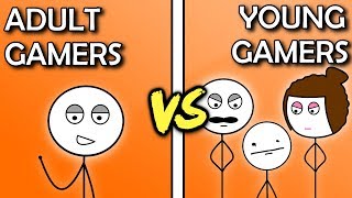 Kid Gamers VS Adult Gamers