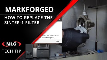 How to Replace Exhaust Filter - Metal X 3D Printer Sinter-1 Oven
