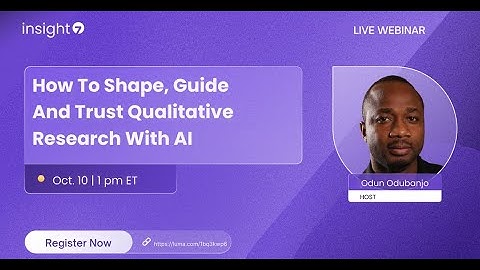 AI for Qualitative Research: How To Make Qualitative Research Faster & More Reliable