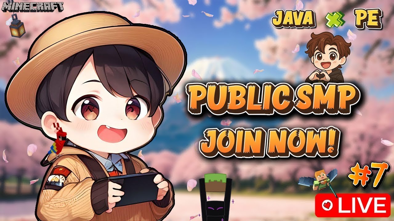 Minecraft SMP LIVE Day 7 | Public Server 24/7 for Java & Bedrock (Join ...