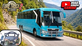 Zhongtong Climber Bus Driving on Scenic Narrow Mountain Roads | Euro Truck Simulator 2 4K HDR screenshot 5