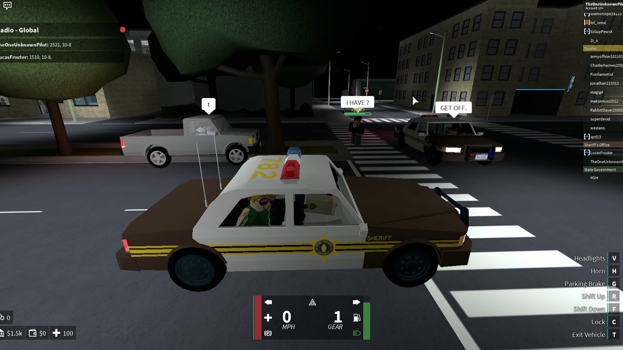 Roblox New Haven County Sheriffs Office Patrolling Around Plymouth - roblox sheriff car