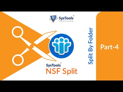 SysTools NSF Split by Folder