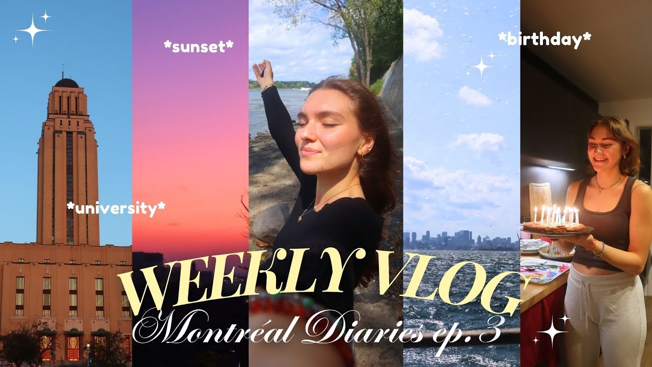 Ma SEMAINE D'INTEGRATION à l'Université de Montréal (run, cheerleader...) | Montréal Diaries ep.3