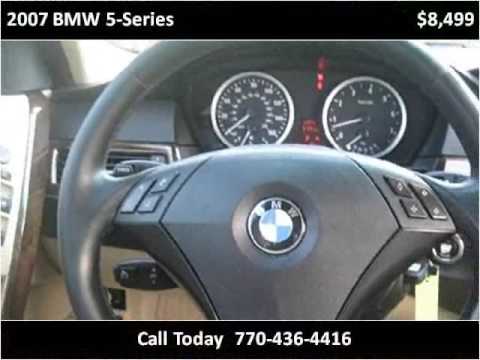 2007 BMW 5-Series Used Cars MARIETTA GA