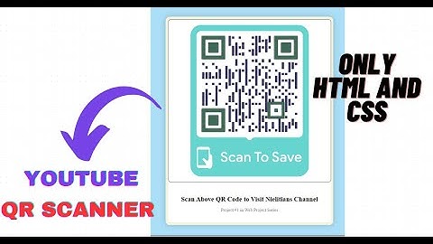 Easy QR Code Scanner Web Page | HTML & CSS for Beginners