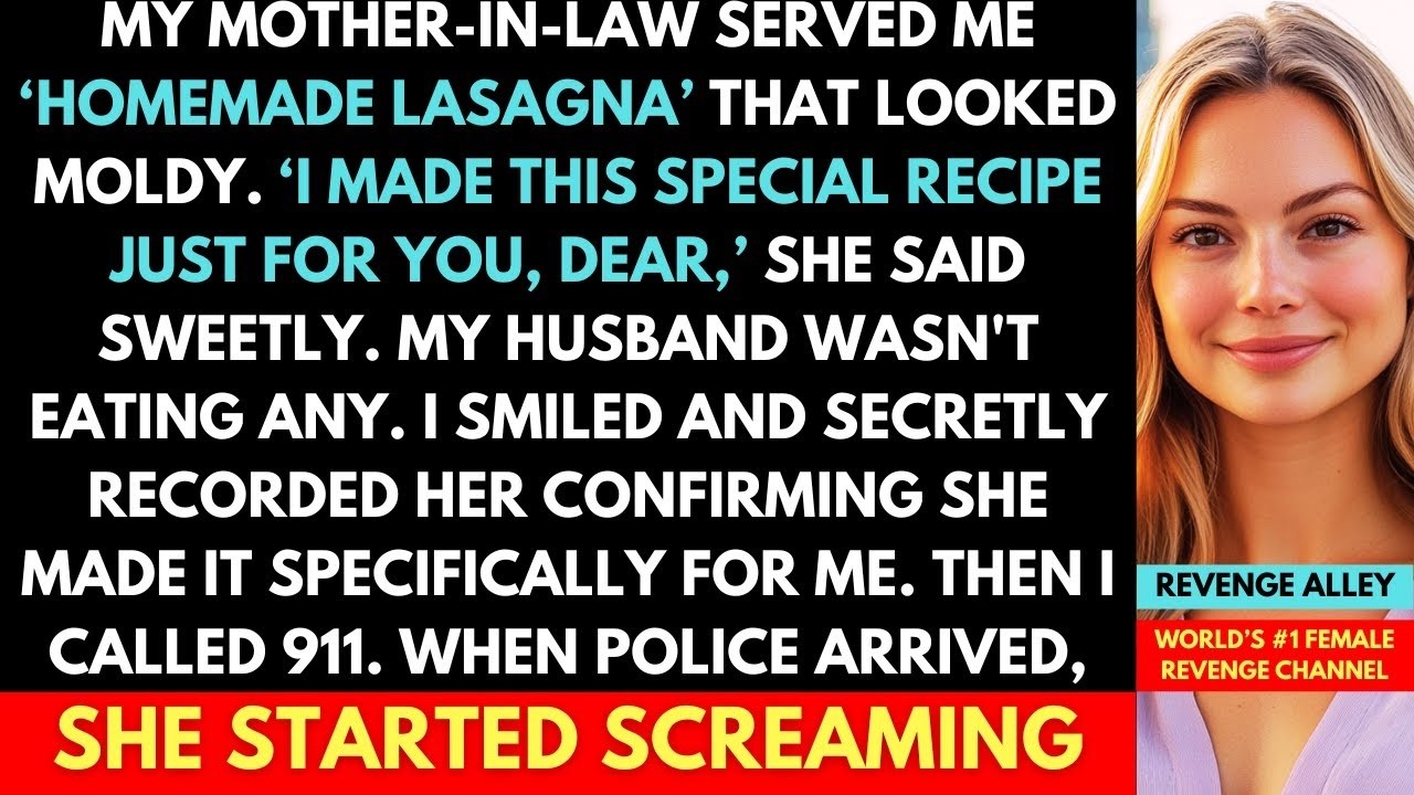 Mother-In-Law Made Me 'Special' Lasagna That Looked Moldy; She Turned Pale When The Cops Arrived...