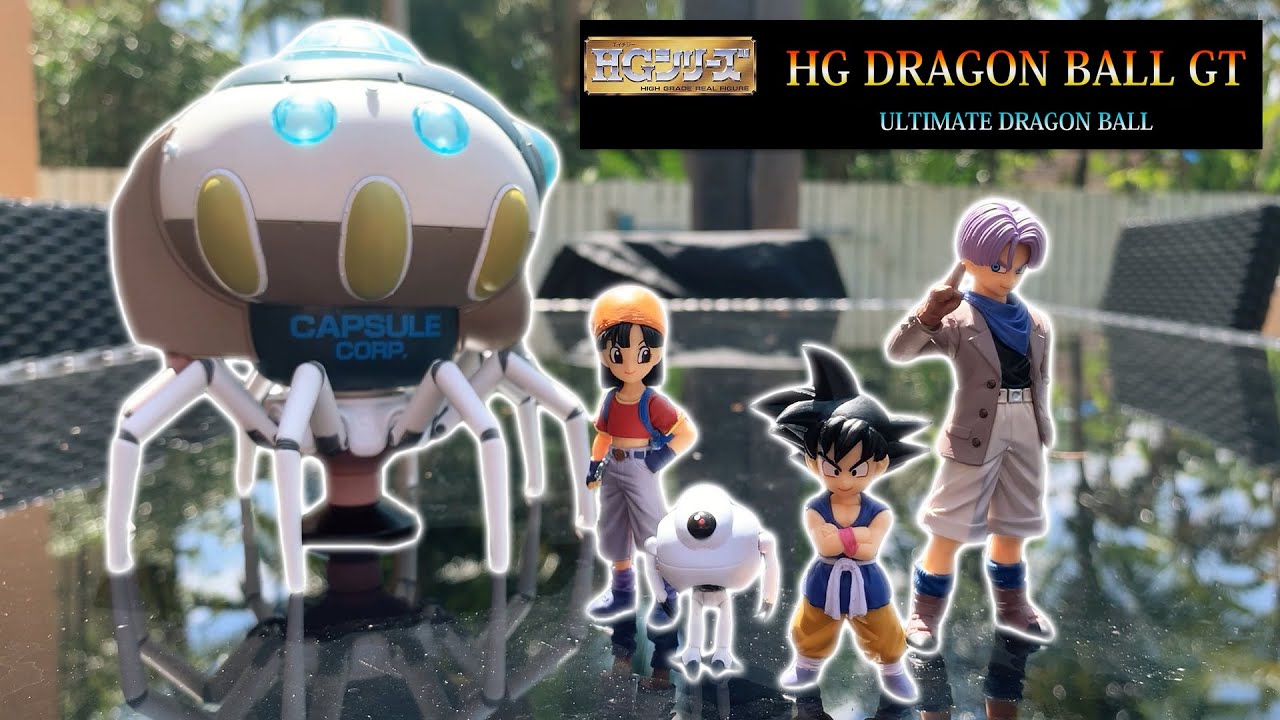 Goku, Pan, Trunks, Giru Dragon Ball GT Bandai Gashapon Collection Figure  Toy.