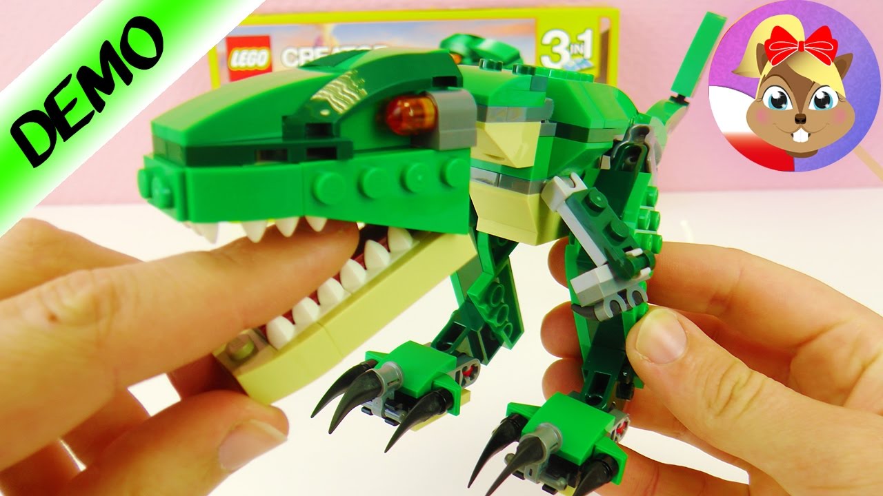 Lego Creator Dinozaury 3 W 1 T Rex O Ostrych Zębach I Pazurach