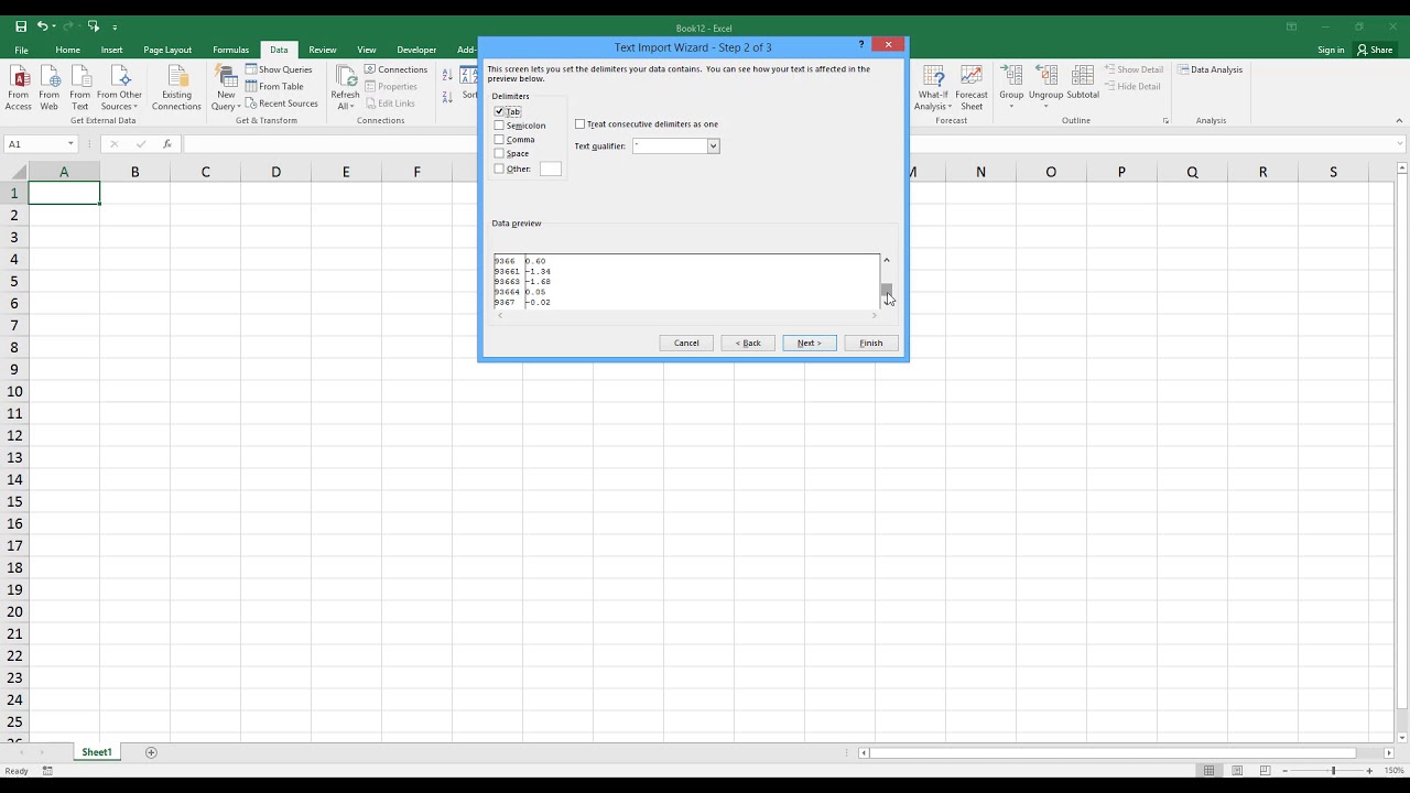 How To Open A Tab Delimited File In Excel. [Hd]