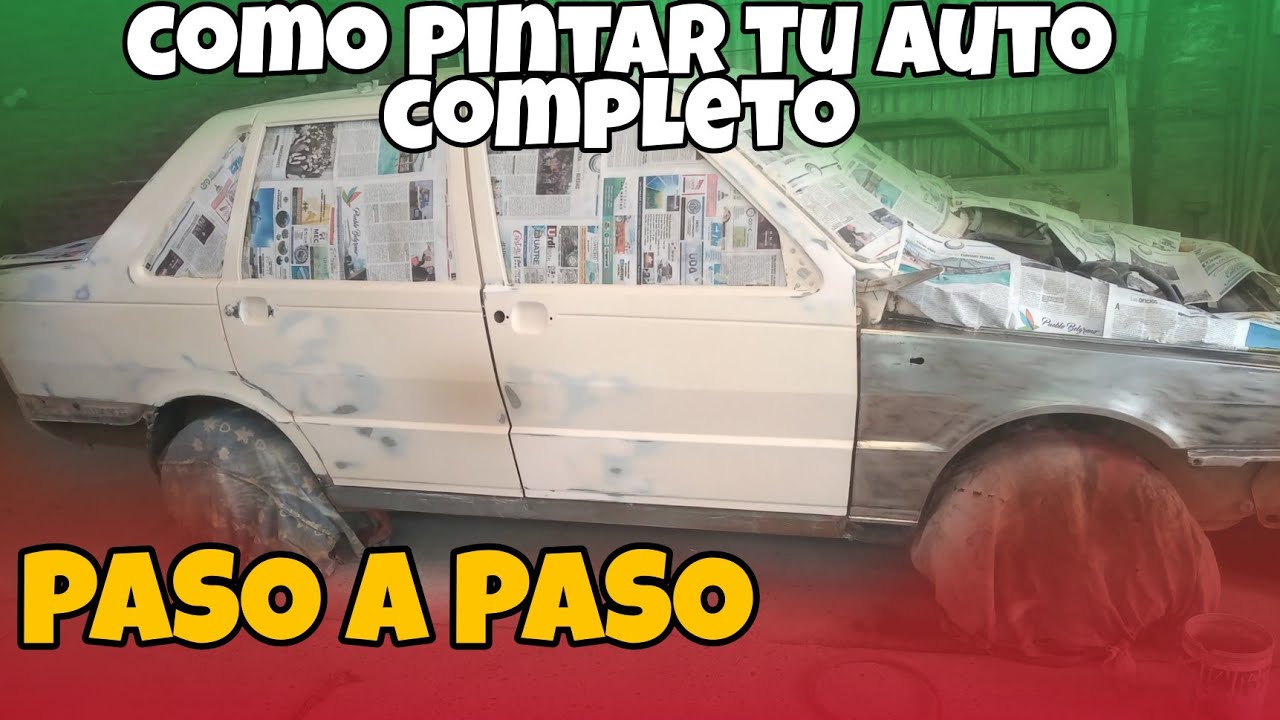COMO PINTAR un auto completo desde el principio  (paso a paso) desde 0 FIAT DUNA parte 2