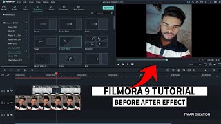 Filmora 9 tutorial | video editing tutorial in filmora 9 | before after effects