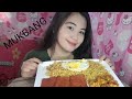 LUCKY ME PANCIT CANTON, LUNCHEON MEAT, FRIED SIOMAI AND FRIED EGG MUKBANG || KLIENTH JHEAN ORE