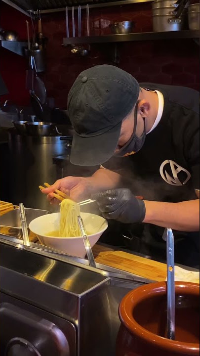 Ramen shop serving only 69 bowls of ramen per day 🍜 #shorts #food #ramen #foodvlog