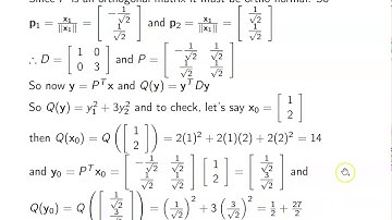 Ch  11.1 Quadratic Forms