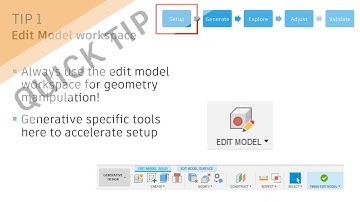 How to use Fusion 360 edit workspace for generative design