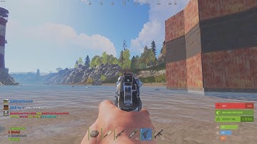 Insane m92 pistol headshot RUST!!!!!!