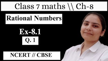 Class 7 Ncert Maths Ch-8,Ex-8.1, Rational Numbers | How to find 5 Rational Numbers between #ncert